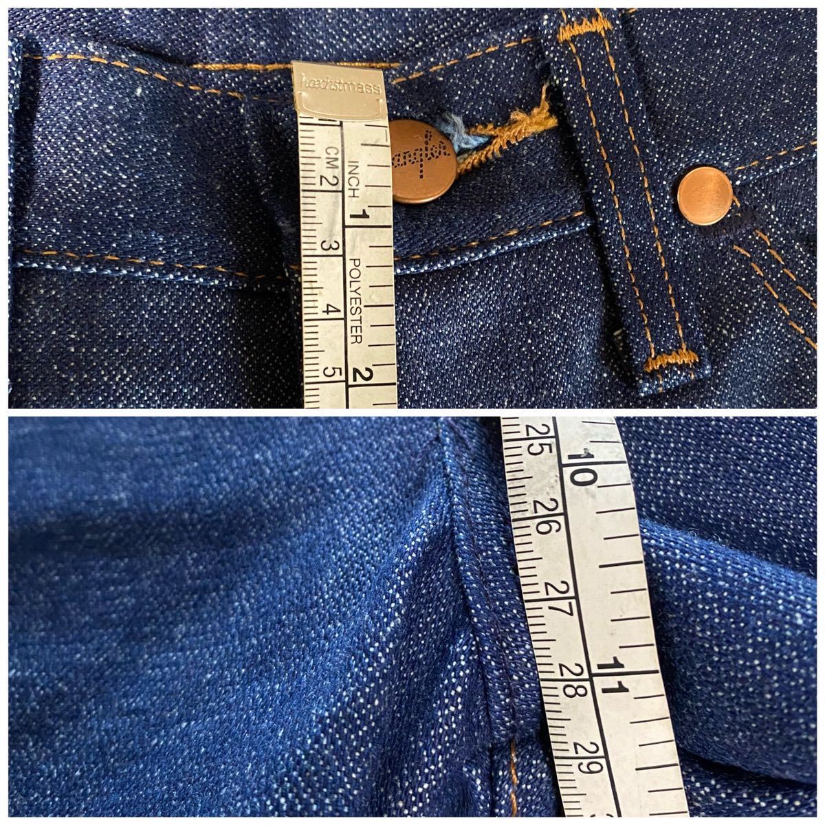【 デッドストック 】80's WRANGLER USA製 ヴィンテージ デニムパンツ ジーンズ W30 ラングラー フラッシャー付き 936DEN