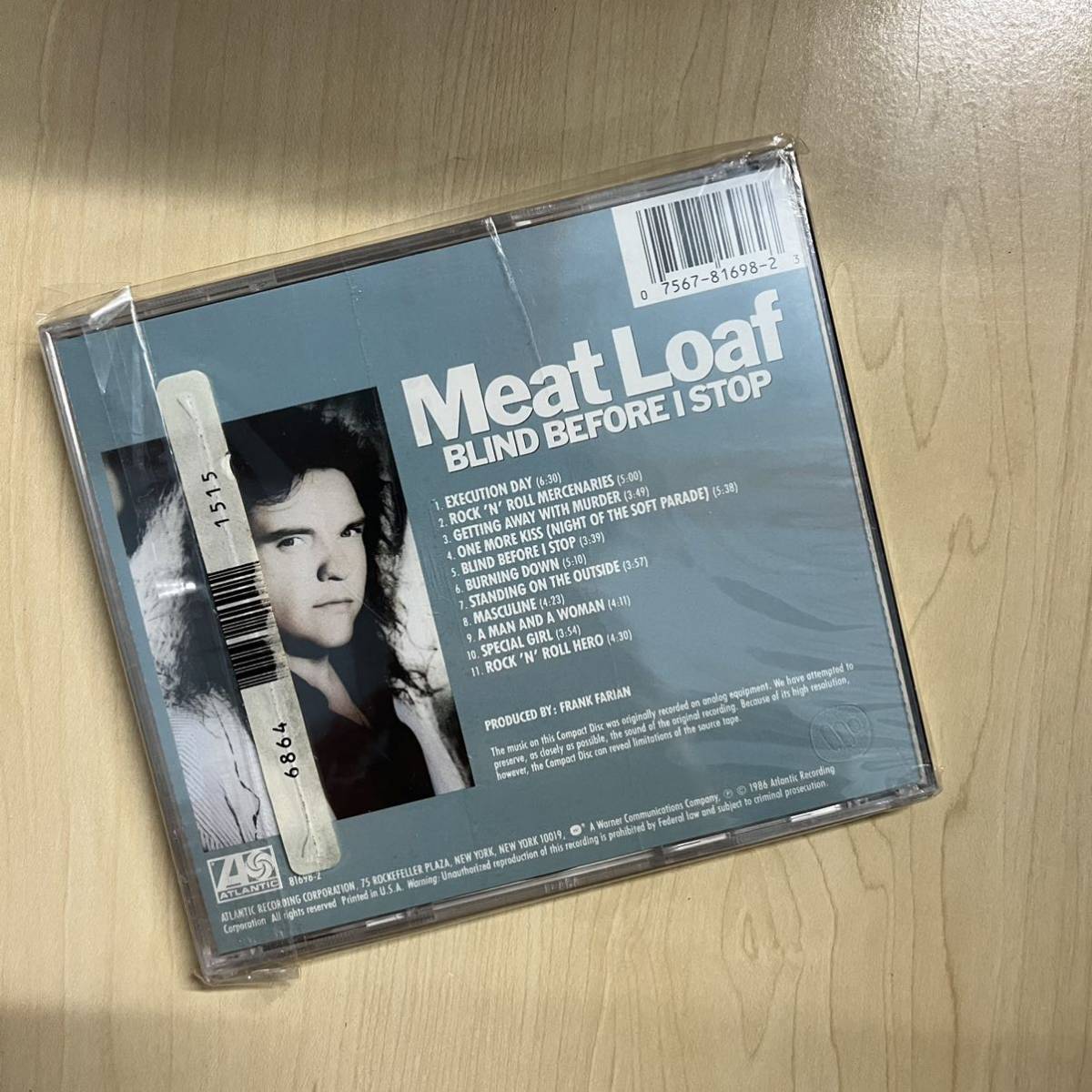 CD 未開封 Blind Before I Stop Meat Loaf 075678169823 81698の画像2