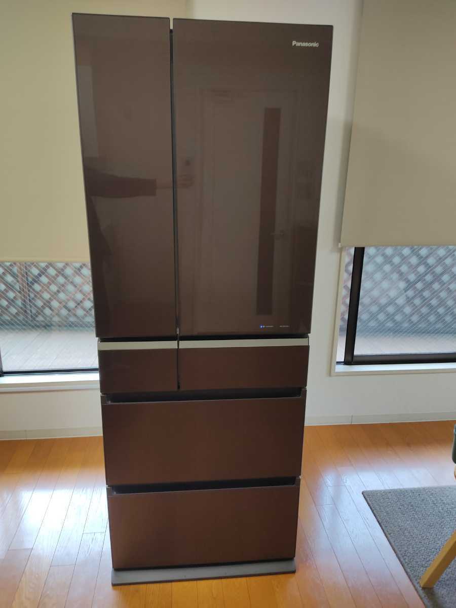 Panasonic 冷凍冷蔵庫 NR-F560PV-T アンバーブラウン 6ドア 観音開き