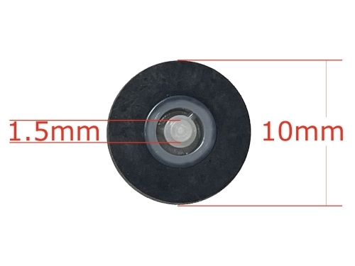  cassette deck repair parts clothespin roller outer diameter 10mm width 7mm axis inside diameter 1.5mm( axis attaching )1 piece drive system wastage parts repair for exchange 