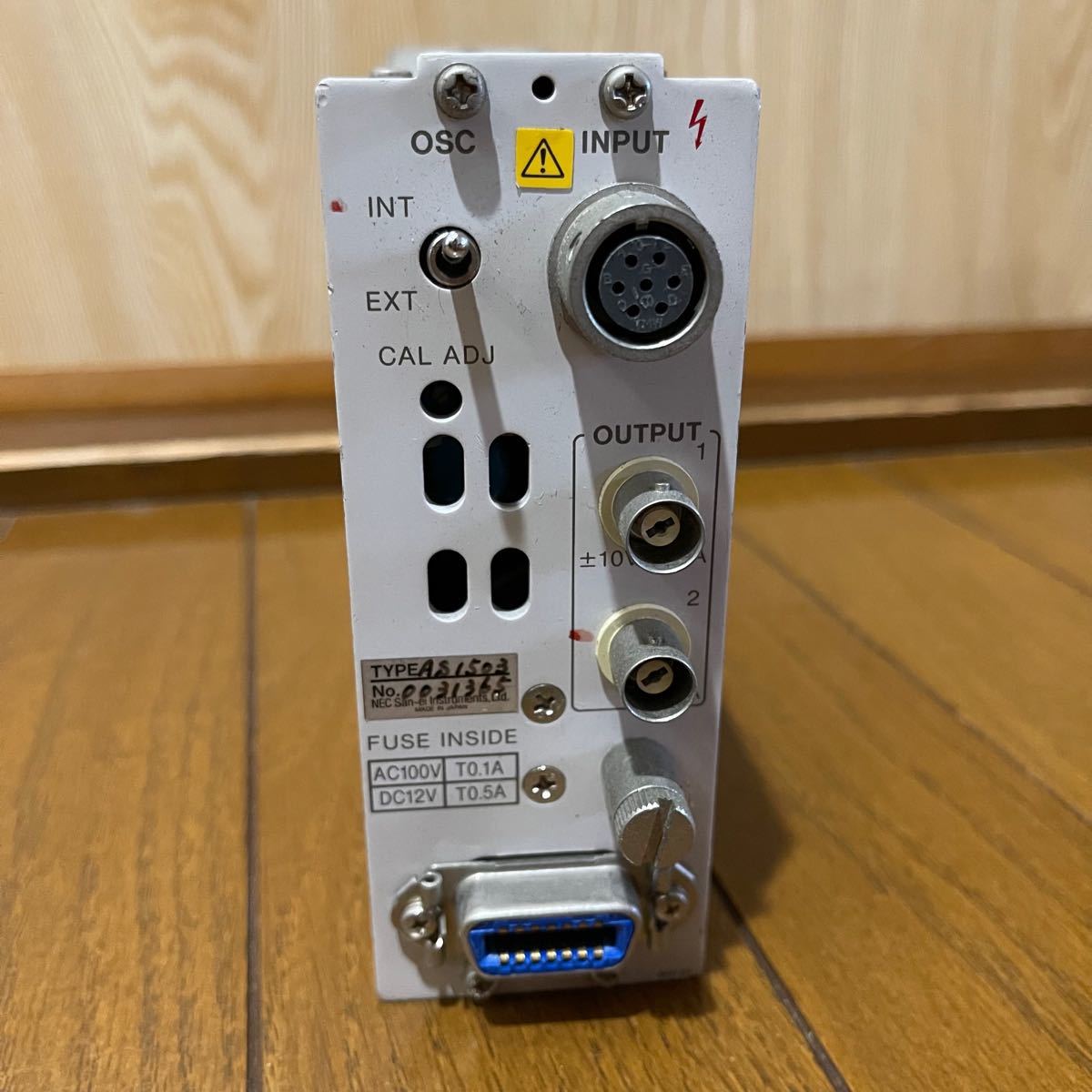 NEC AS1503 ストレンアンプ 重ひずみ測定器 NEC三栄 重ひずみ NEC AS1503 ストレンアンプ 重ひずみ測定器 NEC三栄 重ひずみ