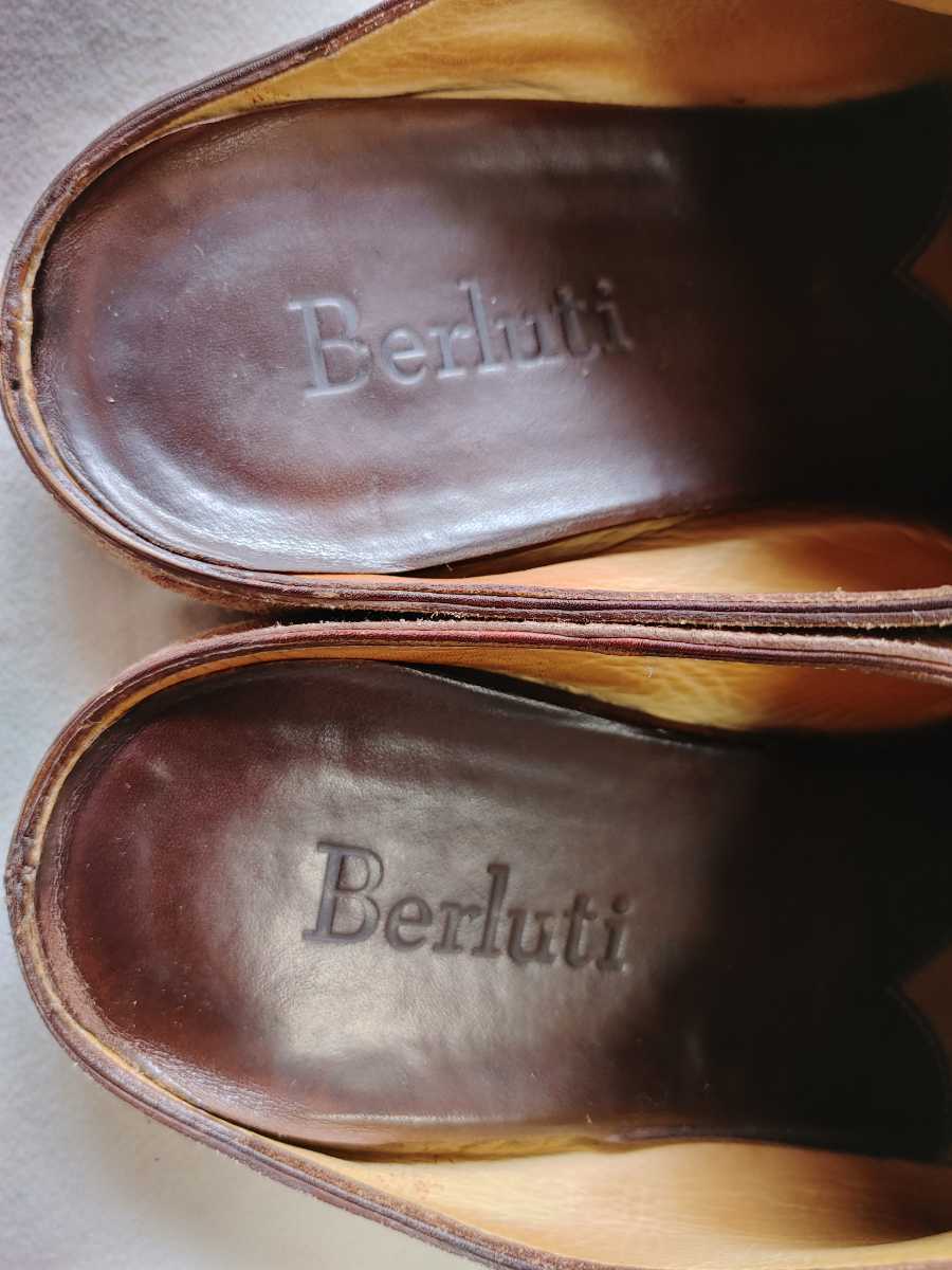 美品 ベルルッティ 6 サンダル アレッサンドロ berluti スエード