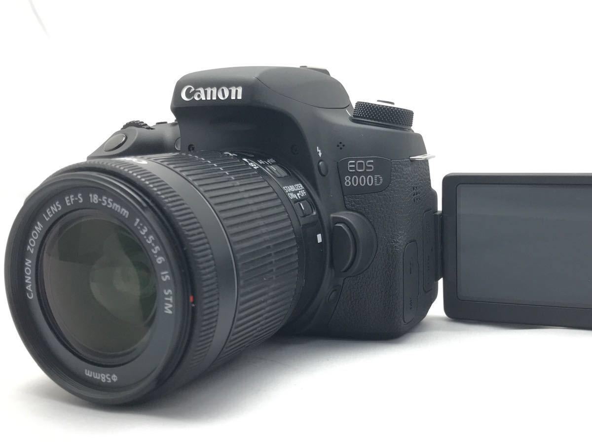 Canon EOS 8000D Wレンズセット wifi搭載 スマホと繋がる 初心者