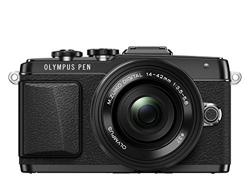OLYMPUS PEN Lite E-PL7 14-42mm EZレンズキット ブラック ミラーレス