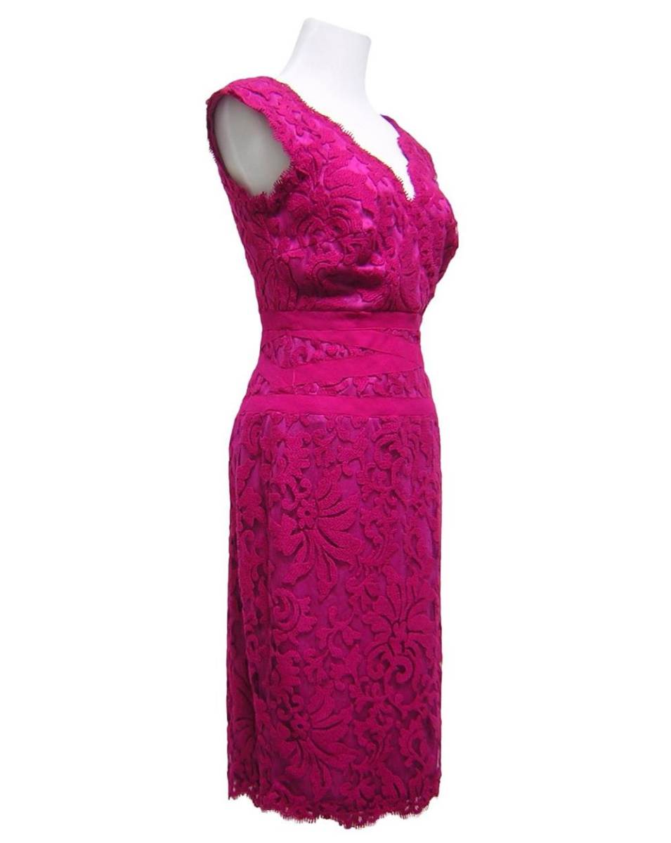 美品 TADASHI SHOJI タダシ・ショージ 総レースドレス ワンピース