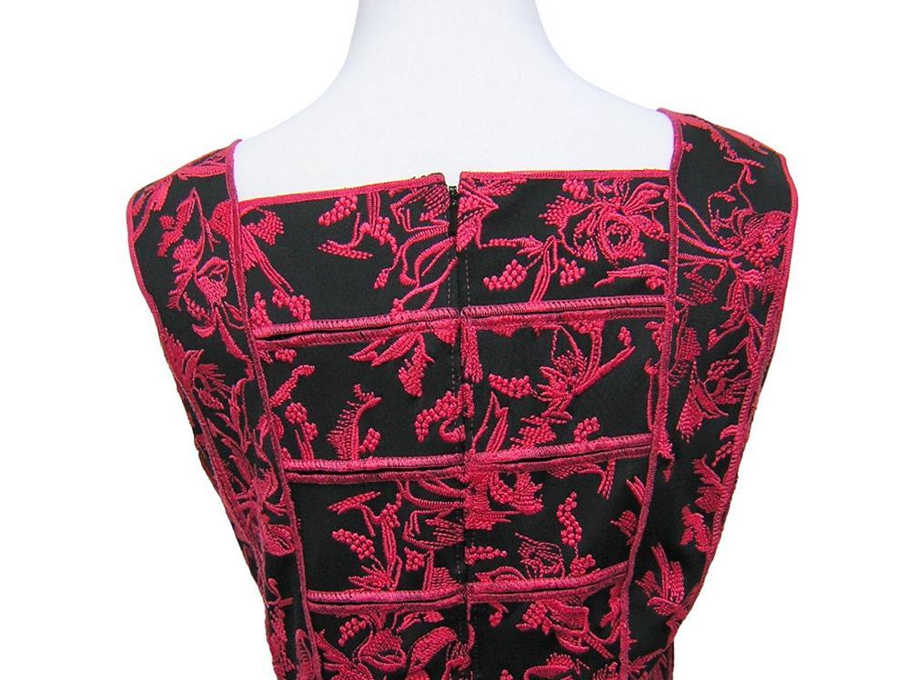 TADASHI SHOJI タダシ・ショージ 花柄刺繍タイトドレス ワンピース