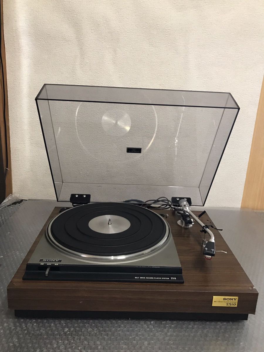 送料込み!!ゴムベルト交換済み!SONY/ソニー PS-2310 ターンテーブル レコードプレーヤー