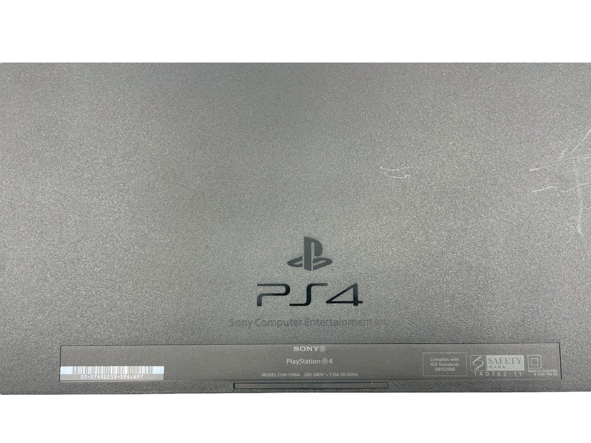 SONY PS4 PlayStation4 CUH-1106A カラー ジェットブラック ソニー プレイステーション ゲーム機 メモリー GDDR5 8GB コントローラーつき