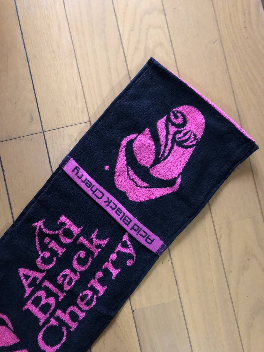 Acid Black Cherry　アシッドブラックチェリー　レディースTシャツとブラック×ピンクマフラータオルセット　未使用_画像9