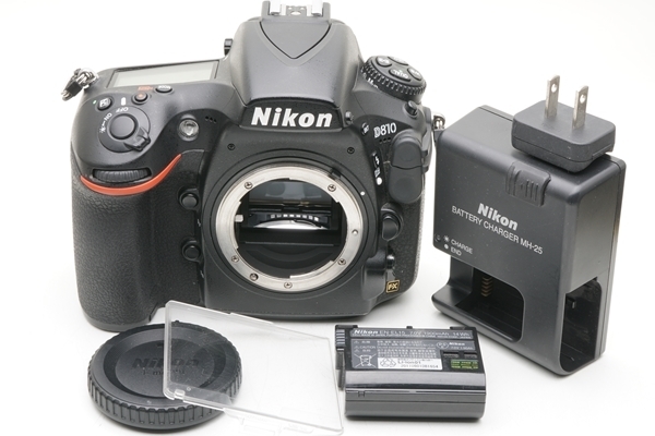 フジヤカメラ】ジャンク品 Nikon D810 (バッテリー／充電器付き