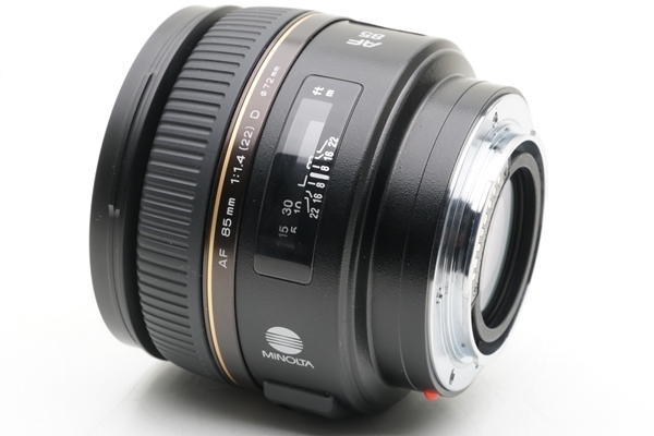 フジヤカメラ】ジャンク品 MINOLTA AF 85mm F1.4 G (D) 専用フード付き
