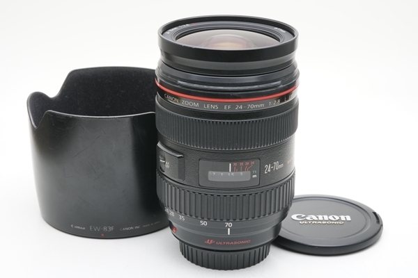 フジヤカメラ】ジャンク品 Canon EF24-70mm F2.8 L USM (専用フード