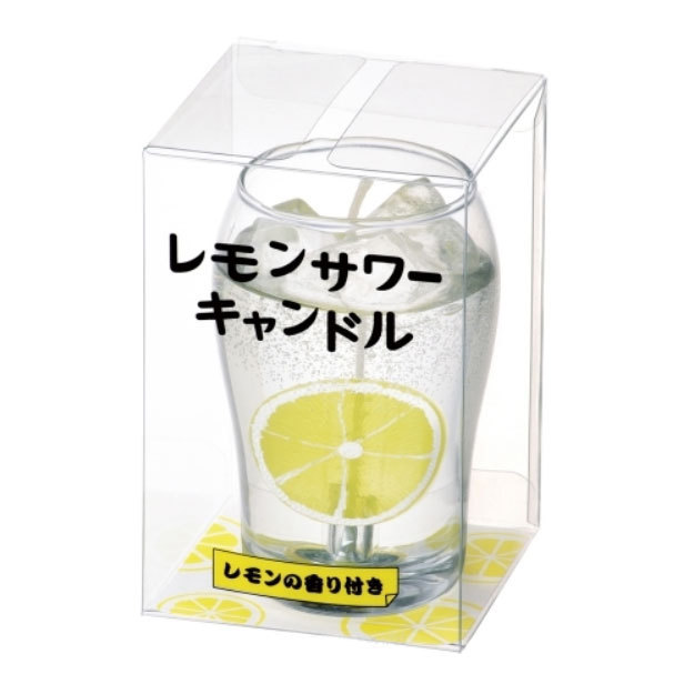 ローソク 「レモンサワーキャンドル」カメヤマ 故人の好物シリーズ ろうそく_画像1