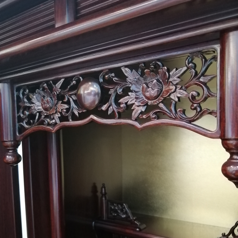 伝統工芸仏壇 伝統工芸品 東京仏壇「黒檀・紫檀製厨子型仏壇」25号 伝統工芸仏壇_画像5