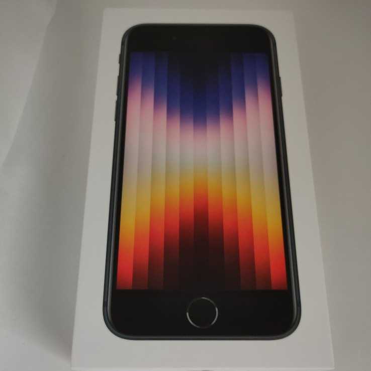 超激得豊富な iPhone SE3 64GB ミッドナイトブラック eQ6c1