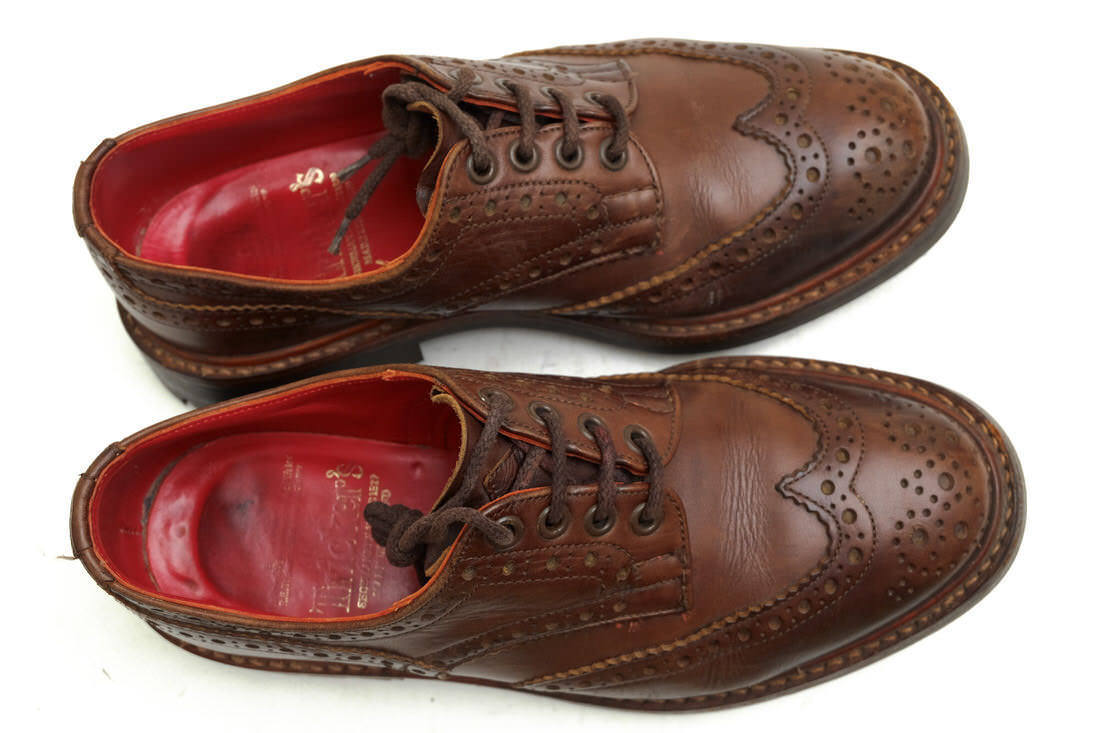 Tricker's トリッカーズ ビジネスシューズ M7292 Keswick ケスウィック 牛革 カーフ コマンドソール ウイングチップ グッドイヤーウェルト_画像5