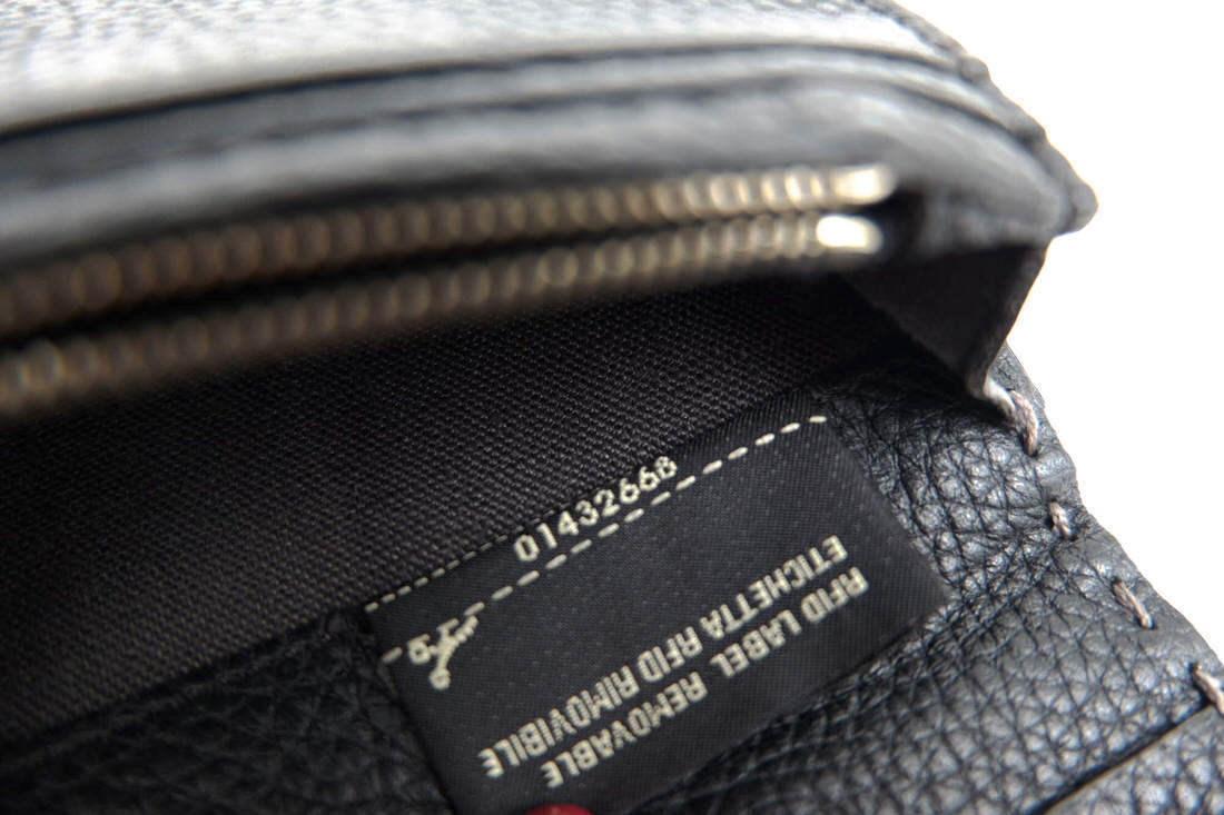 FENDI フェンディ 長財布 7M0186-O72 グレーローマンレザー