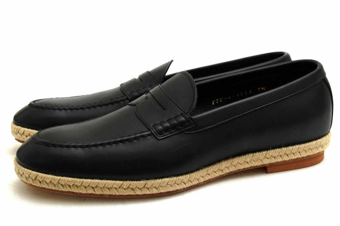 foot the coacher フットザコーチャー コインローファー FTC1412023 COIN LOAFER(ESPADRIILE) 牛革 エスパドリーユ仕様 スリッポン レザー