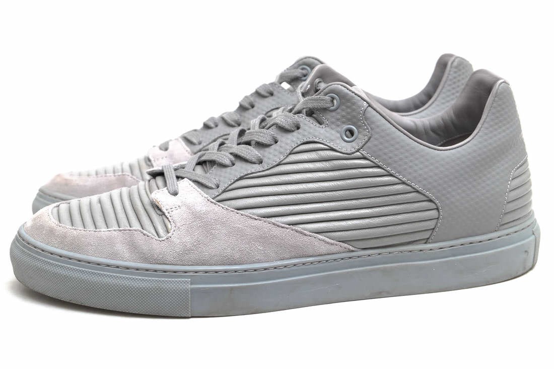BALENCIAGA バレンシアガ ローカットスニーカー 312720 Monochromes Low Top Pleated Sneakers www.pn-tanjungkarang.go.id