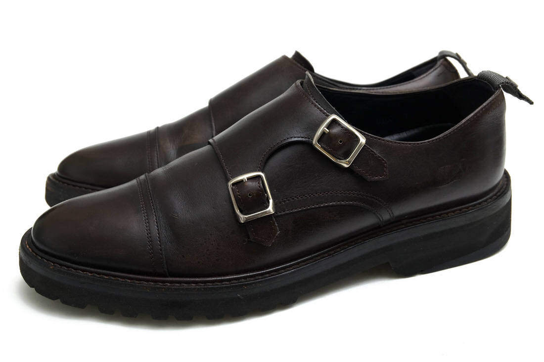 WH ダブルエイチ ビジネスシューズ WH-0300 Double Monk Strap Shoes