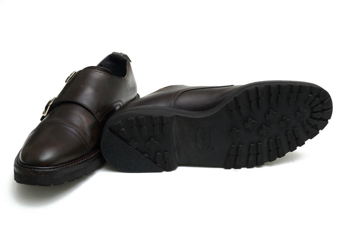 WH ダブルエイチ ビジネスシューズ WH-0300 Double Monk Strap Shoes