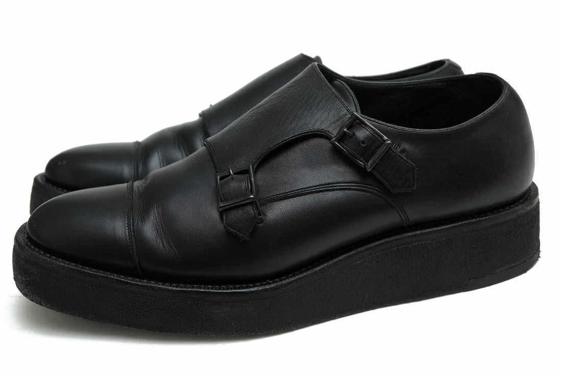 充実の品 牛革 SOUL RUBBER MONK W 1412013 ビジネスシューズ フットザ