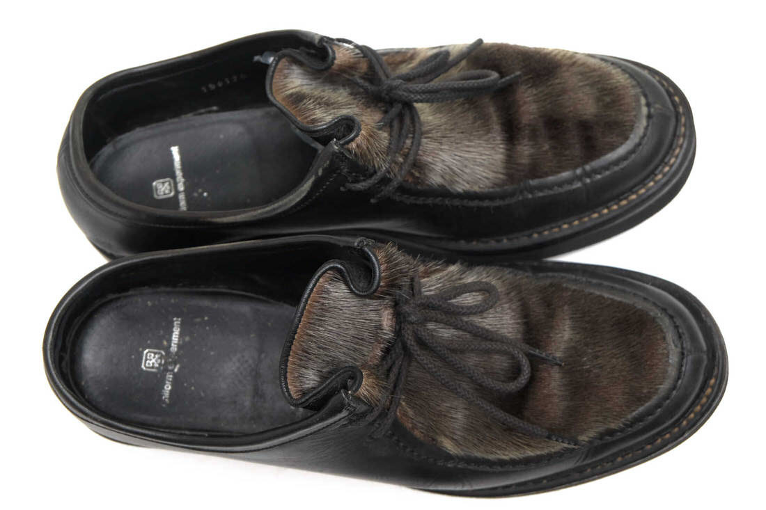 uniform experiment ユニフォームエクスペリメント カジュアルシューズ 156135 SEAL FUR MOCCASIN SHOES ミカエル アザラシ ファー 毛皮_画像7