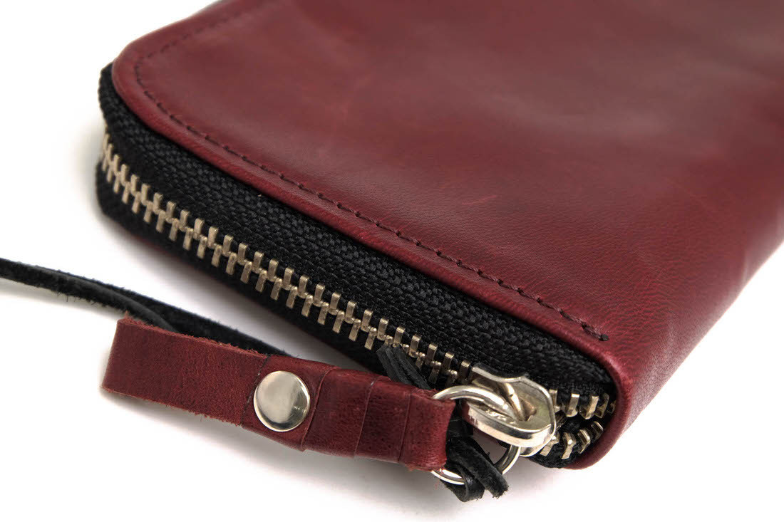 cornelian taurus コーネリアンタウラス 長財布 1tone wallet ホースレザー horse paraffin 馬革 小銭入れあり ラウンドジップ ラウンドフ_画像5