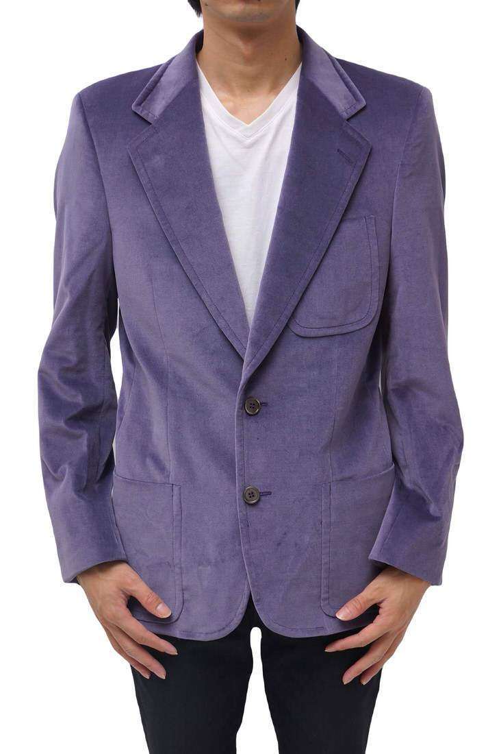 正規認証品!新規格 極美品 SAINT LAURENT PARIS ベロアテーラード