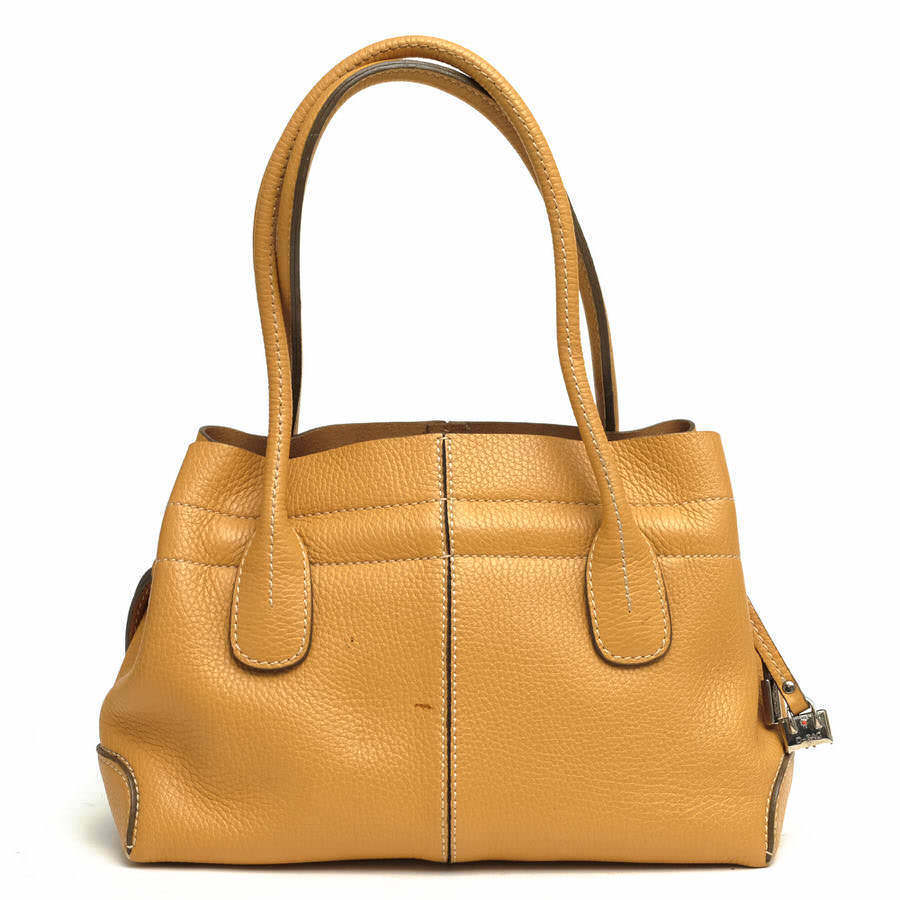 TOD'S トッズ トートバッグ Restyled D-Bag Dバッグ 牛革 カーフ シボ革 シュリンクレザー 定番 肩掛け ワンショルダーバッグ_画像2