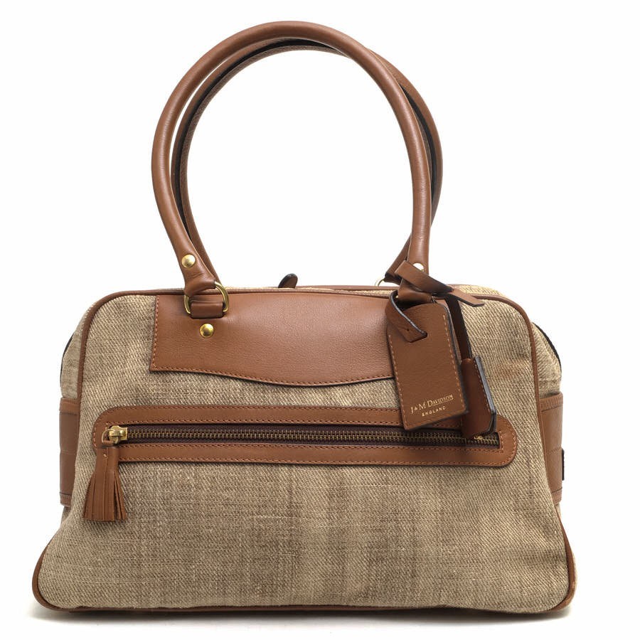 J&M DAVIDSON J&Mデヴィッドソン ハンドバッグ NEW VIVI シボ革
