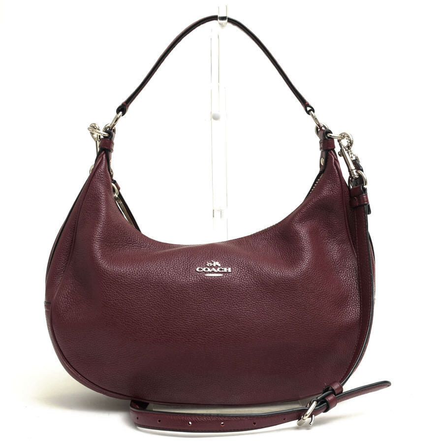 COACH コーチ トートバッグ F38250 PBL LTH HRLY EW HOBO