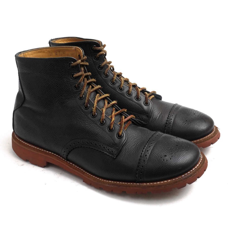 YUKETENyuke ton race up boots 1322 Johnny Johnny semi dress boots cap tuVibram sole 