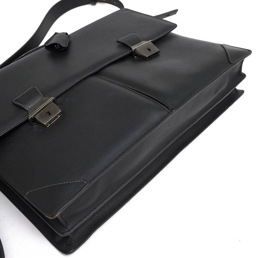 Dunhill ダンヒル ビジネスバッグ 牛革 カーフ フラップ式 2WAY
