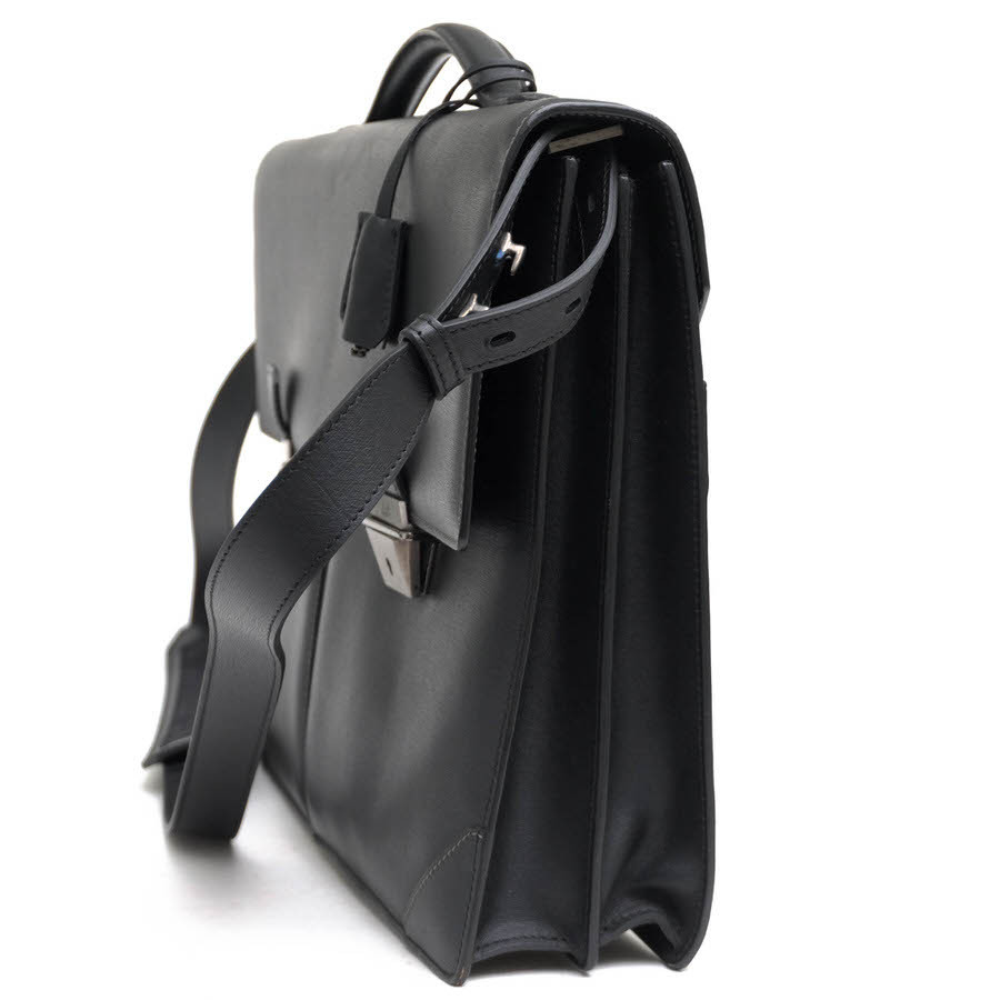 Dunhill ダンヒル ビジネスバッグ 牛革 カーフ フラップ式 2WAY