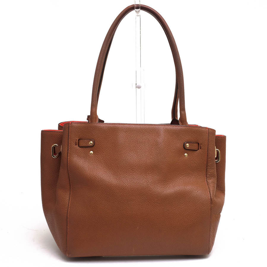 COACH コーチ ハンドバッグ 35838 Turnlock Tie Small Tote in Refined Pebble Leather ターンロック タイ スモール トート リファインド_画像2