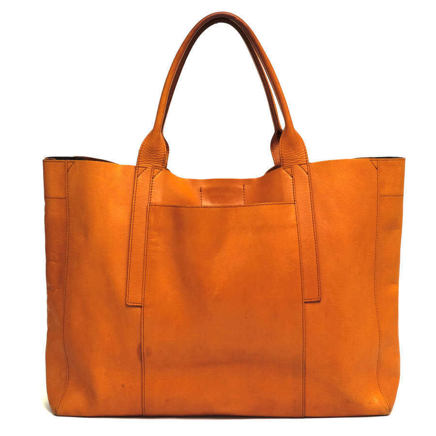 PATRICK STEPHAN パトリックステファン トートバッグ 400116C LEATHER TOTE WIDE LAYER PADRONE パドローネ別注 羊革 シープスキン_画像1