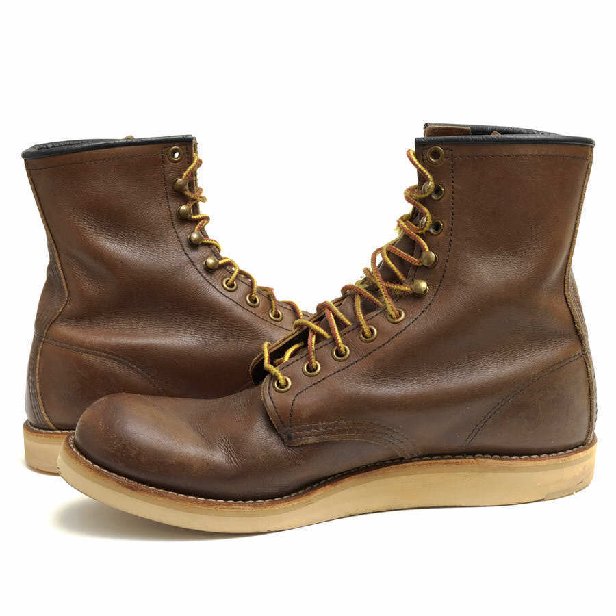 RED WING レッドウィング ワークブーツ 2941 CLASSIC WORK 8inch ROUND TOE COFFEE BEAN CALICO 牛革 ロング丈_画像7