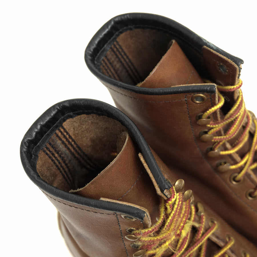 RED WING レッドウィング ワークブーツ 2941 CLASSIC WORK 8inch ROUND TOE COFFEE BEAN CALICO 牛革 ロング丈_画像4