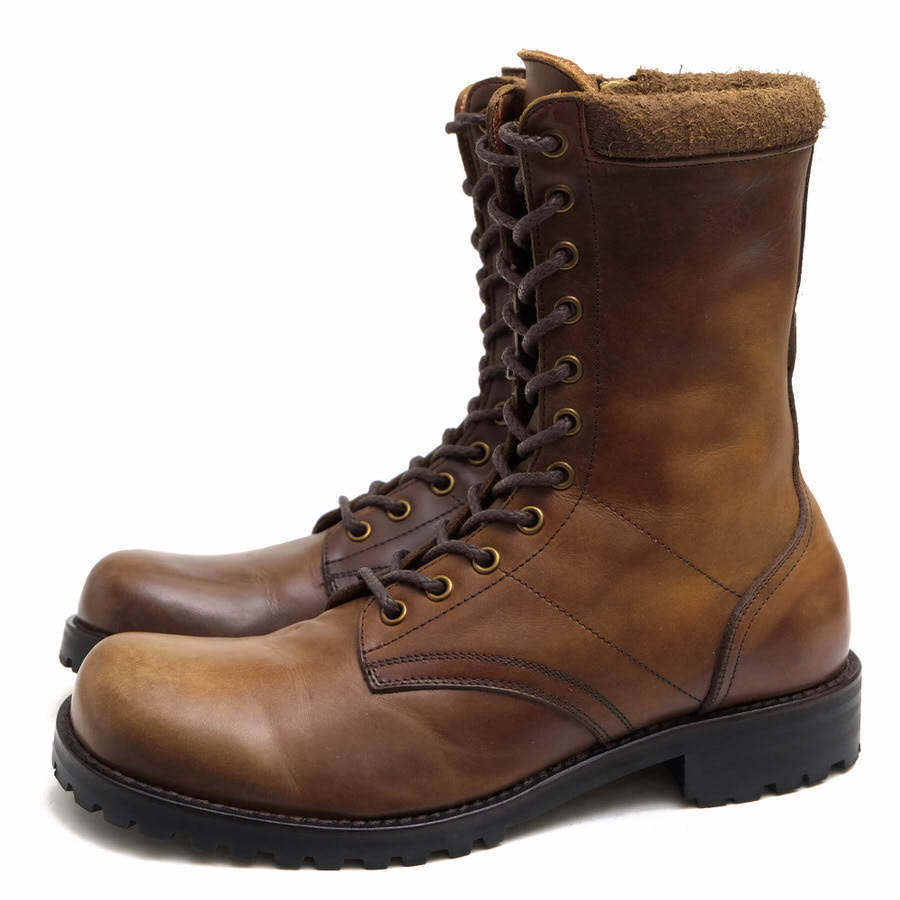 NUMBER (N)INE ナンバーナイン レースアップブーツ F13-NF004 ARMY BOOTS 2008 復刻モデル コンバットブーツ サイドジップ