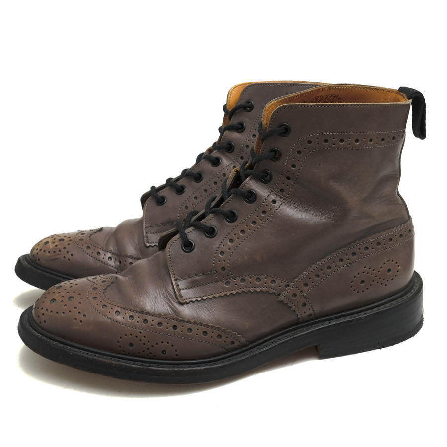 Tricker's トリッカーズ レースアップブーツ M6178 Brogue Boots Paul Smith ポールスミス別注 牛革 ダブルソール