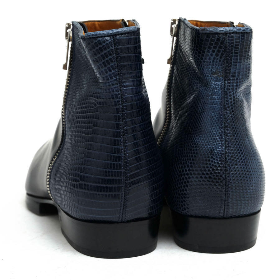 BALENCIAGA バレンシアガ サイドジップブーツ カーフ 牛革 パイソン