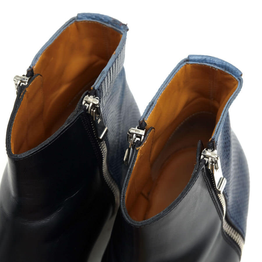 BALENCIAGA バレンシアガ サイドジップブーツ カーフ 牛革 パイソン