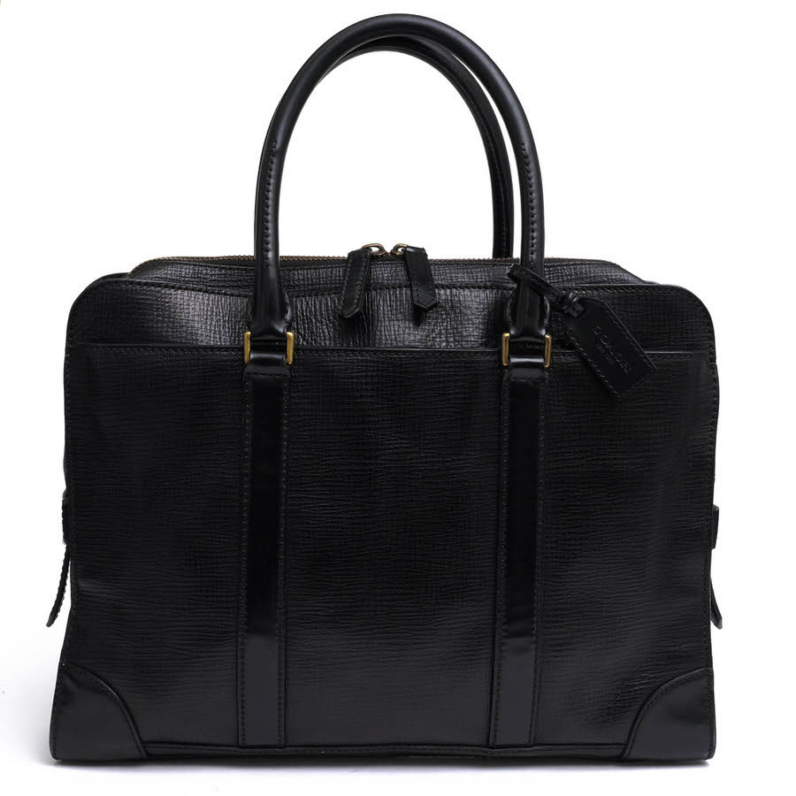 COACH コーチ ビジネスバッグ 71013 CROSBY SLIM BRIEF IN BOX クロスビー ビジネス スリム ブリーフ グレインレザー 牛革_画像1