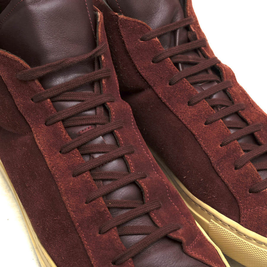 COMMON PROJECTS コモンプロジェクト ハイカットスニーカー 1657 VINTAGE HIGH OXBLOOD 牛革_画像5