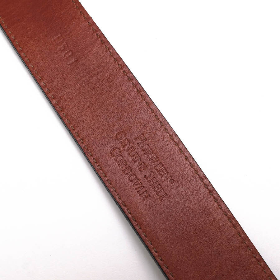 Horween Leather Company ホーウィン ベルト B501 E8 オイルシェルコードバン 馬革_画像7