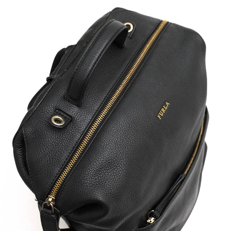 FURLA フルラ リュック DAFNE BACKPACK ダフネ 牛革 3WAY トートバッグ シボ革 シュリンクレザー_画像5