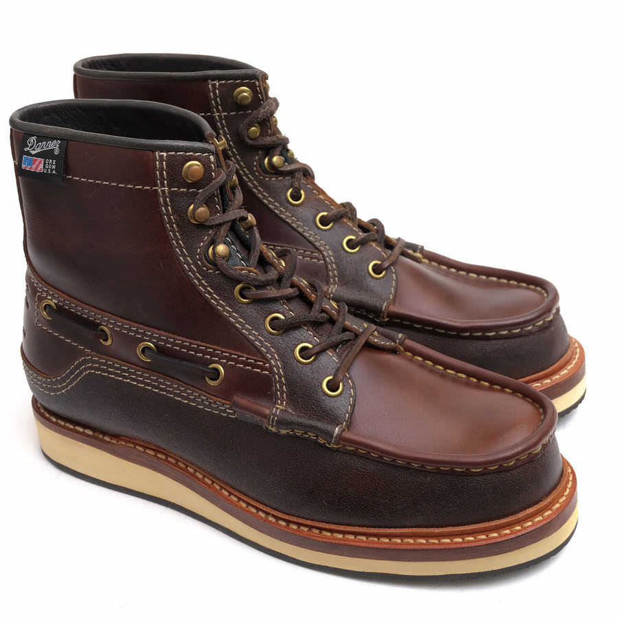 Danner ダナー ワークブーツ D-4117 GARY ゲーリー 牛革 カウレザー 2009クリスマス限定モデル モックトゥ_画像2