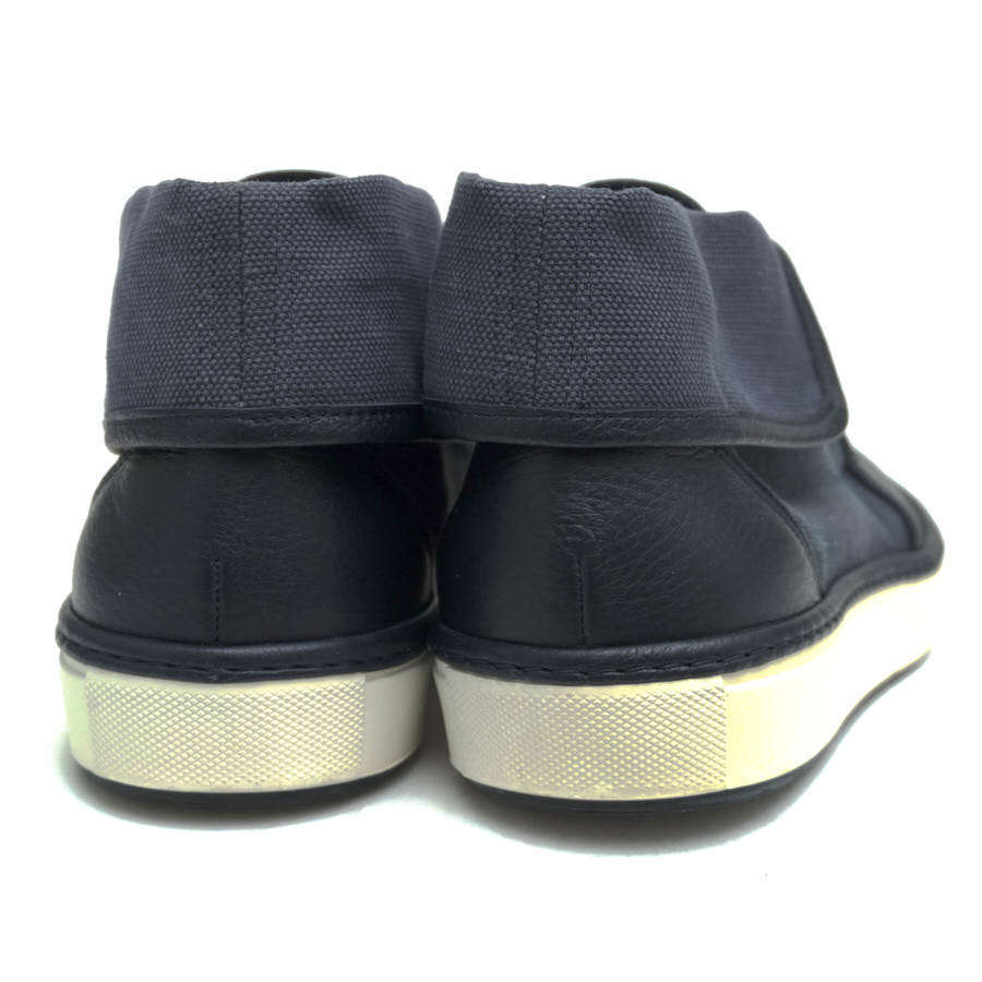 GIORGIO ARMANI Armani is ikatto sneakers X2 M248 cow leather chukka boots type plain tu wrinkle leather shrink leather 