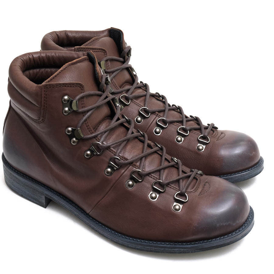 PADRONE パドローネ マウンテンブーツ PU8586-120-17C TREK BOOTS ベビーカーフ 牛革 レザーソール_画像2